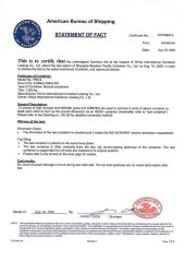 Certificates-ABS certificate of CILC Home Co., Ltd. – certificate photo, supplier certificates section