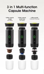 3 in 1 USB Powered Mini Portable Espresso Machine Capsule Coffee Maker - Image 2
