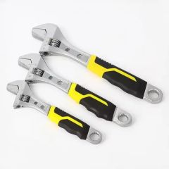 Adjustable Wrench with Rubber Handle Other Hand Tools - Image 1