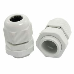 White PVC Pg Cable Gland, IP44 Color White Material PVC IP Rating IP44 Thread Model PG 11 Sealing Material Neoprene Thread Options Metric Or - Image 3
