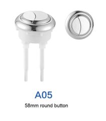 A05 Round Push Buttons Toilet Tank Fittings Double-Control - Image 3