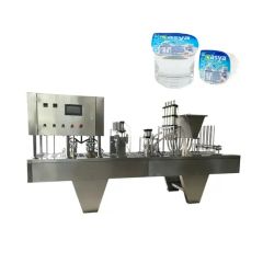 CE Approved Auto Jelly Pudding Plastic Cup Filling Sealing Machine Line Type Jam Cup Dairy Yogurt Aluminum Foil Packing Machine - Guangzhou Penglai Packing Machinery Co., Ltd.
