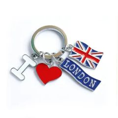 Factory Custom Metal Nickel Key Chain for Promotion Gift Shape Car MOQ 100PCS Origin China Style Business Trademark YIBAO - Image 2