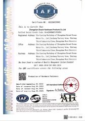 ISO certification certificate from Guangdong Baize High Technology Co., Ltd.