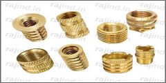 Round Golden Threaded Brass Inserts, Packaging Type: Packet Shape Round Color Golden Material Brass Packaging Type - Image 5