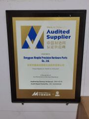 Certificate certificate of Dongguan Xinqida Precision Hardware Parts Co., Ltd. – certificate photo, supplier certificates section