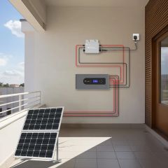 Felicityess 1.6kwh Home Use LiFePO4 Li-ion Battery with Micro Inverter Solar Power Balcony Energy Storage System - Image 3
