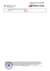 TUV Certificate_12 certificate from Wenzhou Gaobo Pump Co., Ltd.