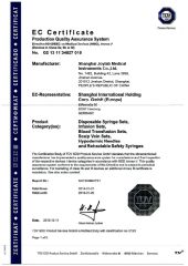 CE TUV certificate of Shanghai Joylab Medical Instruments Co., Ltd. – certificate photo, supplier certificates section