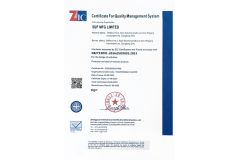 Certificate For Quality Management System certificate from Sup Mfg Limited