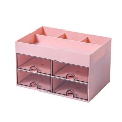 Foska Plastic Office Storage Organizer with Stackable Desktop Drawer - Image 1