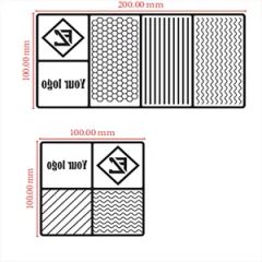 Ice Stamp Plate, Brass Rust Prevention Elegant Safe Ice Designer Tray Thick for Home - Image 5