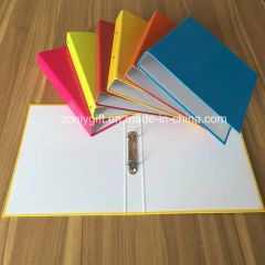 Assorted Color A4 4 Ring Binder Paper File Folders Size A4 Origin Cn Lock With Lock Color Assorted Usage File Box Trademark - Image 6