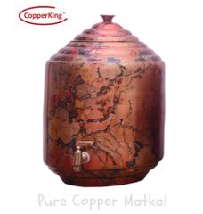 Round Copper Water Tank Shape Round Design Round Color Copper Features Printed Copper purity 98% Usage/Application Home Material 98%+ Pure - Image 7