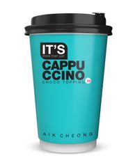 Aik Cheong Instant Coffee Cappuccino with Chocolate Topping Premix Drink (Its More Than Just) Malaysia (Grab & Go Cup) - Image 1