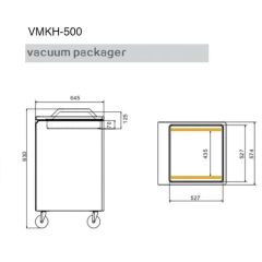 Single Chamber Food Vacuum Packing Machine Table Top Rice Vacuum Packing Machine - Image 5