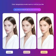Compact Adjustable RGB Selfie Light for Smartphones and Tablets - Image 4