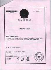 MARK CERTIFICATE certificate from Zhongshan Mocap Industry Co., Ltd.