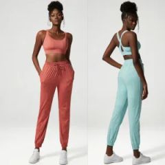 Women Yoga Set Beauty Back Bra High Waist Leggings Sports Fitness Wear - Guangzhou RJ Clothing Co., Ltd.