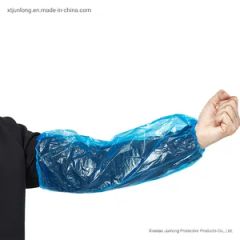 Disposable PE Oversleeves Color Blue Origin China Cuff Knit Cuff Material Type SMS Trademark JUNLONG HS Code 6210103010 Port: Wuhan, - Image 1