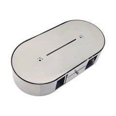 Multifunctional Double Roll Tissue Box Waterproof Bathroom Wall Mounted Stainless Steel Tissue Boxes - Image 1