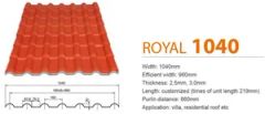 Asa Synthetic Resin Roof Tile for Beach Villas Width 1040mm HS Code 392590 Model NO. R1040 Size 1040*5800mm Color - Image 6