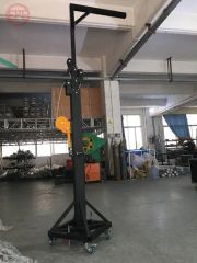 Steel Crank Stand Heavy Duty Light Stand Color Black Shape Square Origin China Length 2.1m-7m Service 24hours HS Code - Image 3