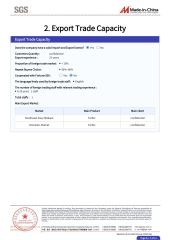 SGS certificate from Changxing Sanxing Textile Co., Ltd.