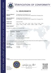 CE 2 of REXON certificate of Chongqing Rexon Oil Purification Co., Ltd. – certificate photo, supplier certificates section