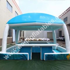 Inflatable Pool Bar Pool Inflatable Pool with Bar Min,Order 1PC Trademark AOQI Brand Name Aoqi Packing 100*50cm HS Code - Image 3