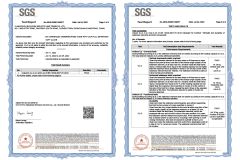Concealed Slide SGS certificate from Guangdong Blossom Hardware Co., Ltd