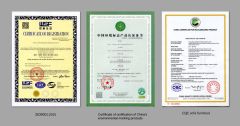 Certificates certificate of EKAR FURNITURE CO.,LTD – certificate photo, supplier certificates section