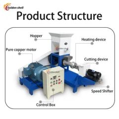 Commercial Pet Food Processing Pellet Extruder Animal Food Making Machine - Image 5