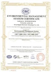 ISO14001 certificate from Hangzhou Ragine Electronic Technology Development Co., Ltd.
