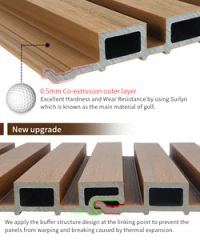 Co-Extrusion Capped Wood Plastic Composite WPC Great Wall Panel - Image 6