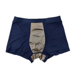 Block Emf Silver Cotton Emf Protect Mens Underwear Anti Radiation Boxer Shorts - Image 2