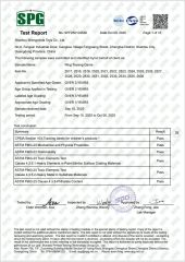 ASTM certificate from Shantou Shengxinda Toy Co., Ltd.