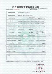 License Photo certificate of Hebei Sishi Yaying Furniture Co., Ltd. – certificate photo, supplier certificates section