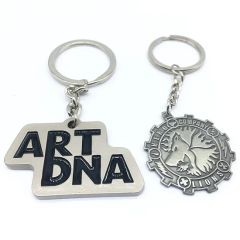 Promotional Corporate Small Gifts for Promotional Activities 2D 3D Metal Keychains Key Chains Custom Logo Key Rings Key Ring - Image 4