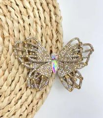 Customizable Multi-Color Rhinestone Butterfly Shoe Accessories Sparkling Footwear Decoration - Image 6