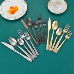 Exquisite Palace Hotel Stainless Steel 430 Black Cutlery Set Style Morden Origin China Model NO. CX042 Season Everyday Color Multicolor - Image 5
