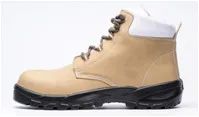 Ufb025 Beige Brand Steel Toe Safety Boots Size 35-46 Origin China Style Low Cut Gender Unisex Insoles Steel Trademark - QINGDAO SHIELD SAFETY TECHNOLOGY CO., LTD.
