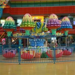 Park Equipment Swing Ride Rotary Happy Jellyfish Rides for Sale - Image 2