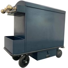 Custom Modern Metal 4-Wheel Hotel Luggage Cart Motor 300W Net Weight 80kg Model NO. NK-206 Controller 24V30A Max Capacity 300kg - Image 2