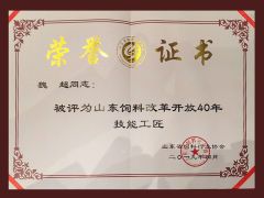 Certificates certificate from Jinan Fengli Feed Co., Ltd