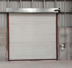 Mild Steel Remote Rolling Shutter with RF Remote & Auto Stop (Side Motor, 800 kg) - Image 1