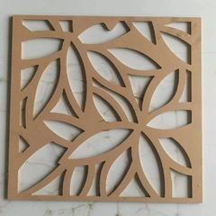 8mm MDF Jali, For Office Thickness 8 mm Carving 2d Jali Finish Polished Design Customized Material MDF Board Application - Image 4