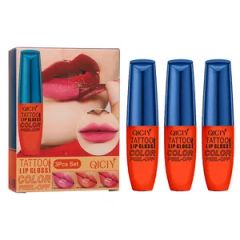 3 Color Tear Lip Makeup Peel off Magic Lipgloss Set - Image 1