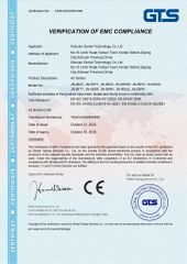 EMC certificate from Sichuan Genial Technology Co., Ltd.
