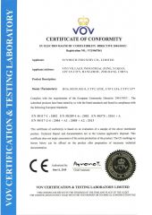 CE certificate from SUNMECH INDUSTRY CO., LTD.